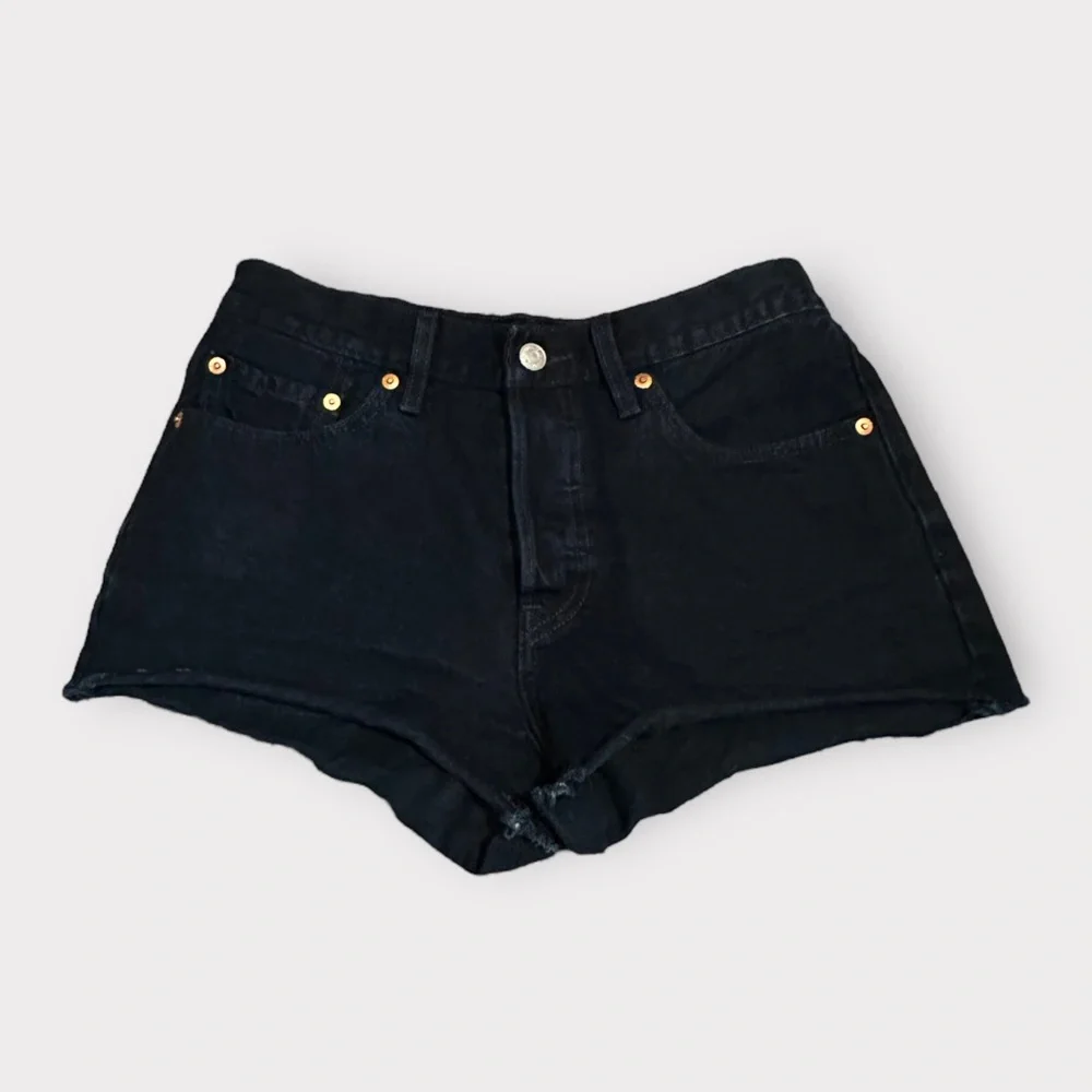 Levi 501 Dark Denim Shorts